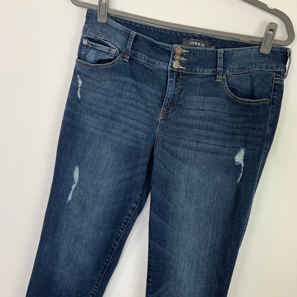 Torrid High Rise Jegging Skinny Jeans Size 20 Tall - Picture 4 of 9